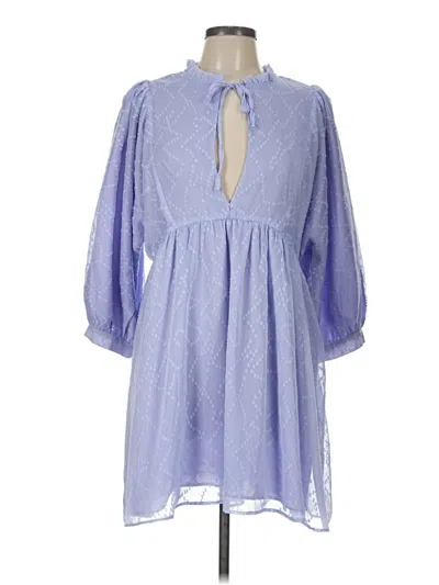 Pre-owned Buddy Love Casual Dress In Blue