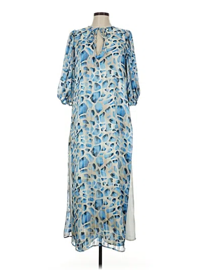 Pre-owned Buddy Love Casual Dress In Blue