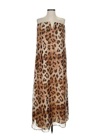 Pre-owned Buddy Love Casual Dress In Brown