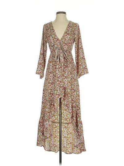 Pre-owned Buddy Love Casual Dress In Brown