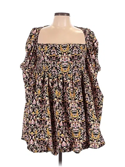 Pre-owned Buddy Love Casual Dress In Brown