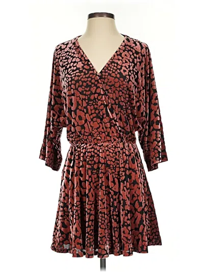 Pre-owned Buddy Love Casual Dress In Brown