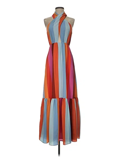 Pre-owned Buddy Love Casual Dress In Orange