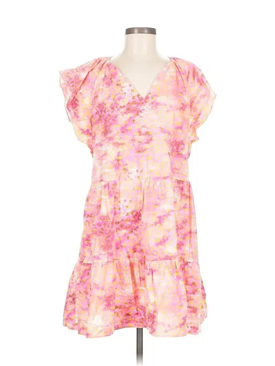 Pre-owned Buddy Love Casual Dress In Pink