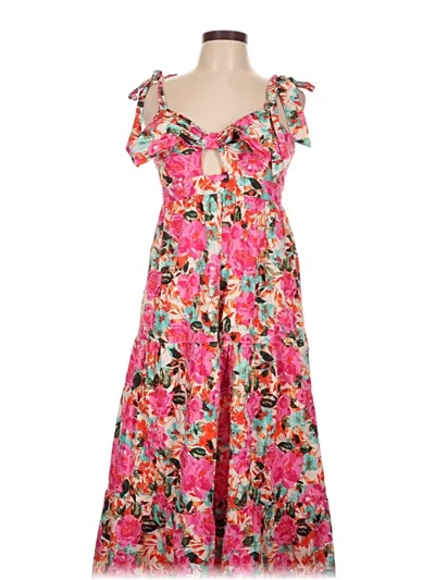 Pre-owned Buddy Love Casual Dress In Pink