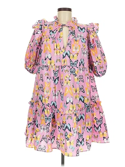 Pre-owned Buddy Love Casual Dress In Pink