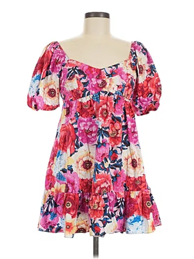 Pre-owned Buddy Love Casual Dress In Pink
