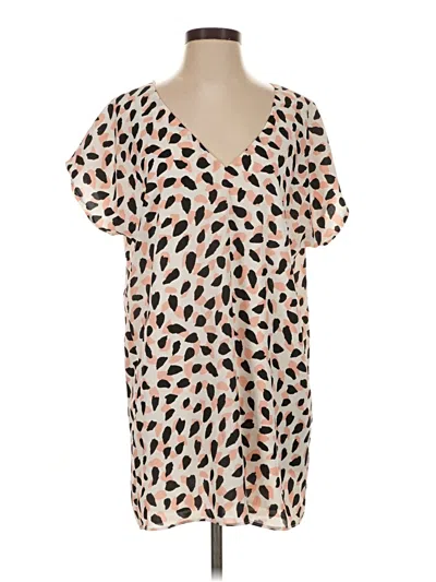 Pre-owned Buddy Love Casual Dress In Tan