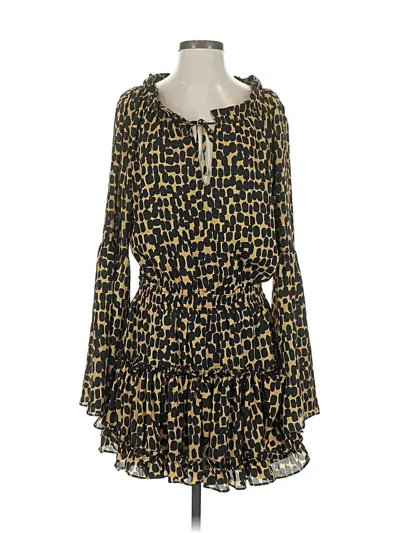 Pre-owned Buddy Love Casual Dress In Yellow