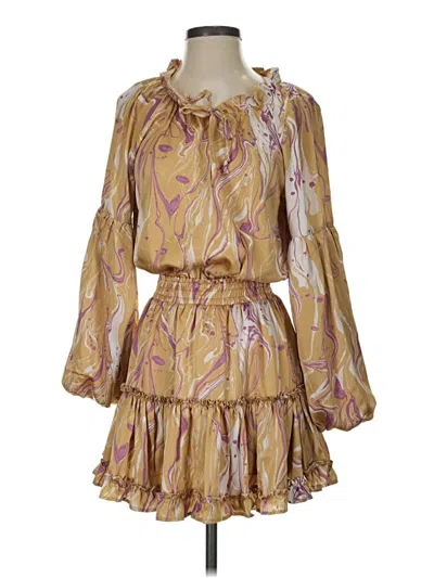 Pre-owned Buddy Love Cocktail Dress In Gold