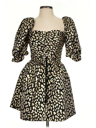 Pre-owned Buddy Love Cocktail Dress In Gold