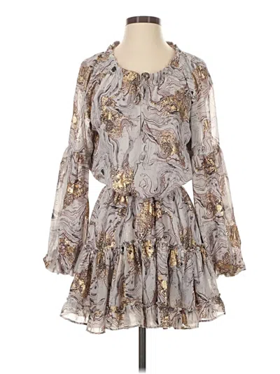 Pre-owned Buddy Love Cocktail Dress In Gray