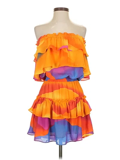 Pre-owned Buddy Love Cocktail Dress In Orange