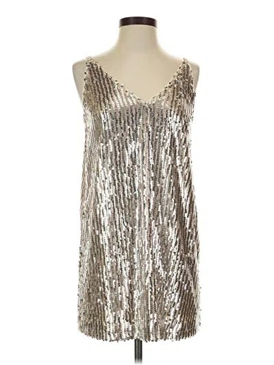 Pre-owned Buddy Love Cocktail Dress In Silver