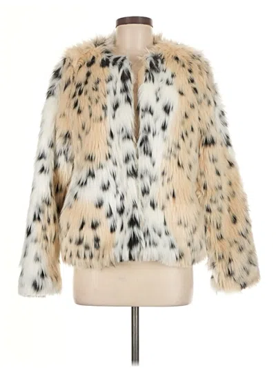 Pre-owned Buddy Love Faux Fur Jacket In White