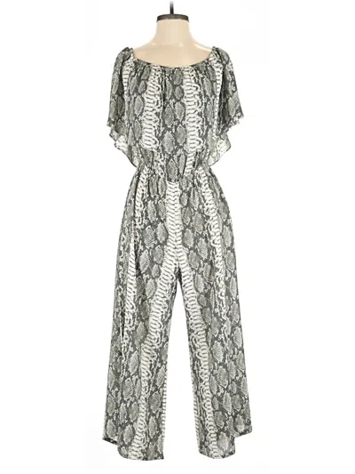 Pre-owned Buddy Love Jumpsuit In Gray