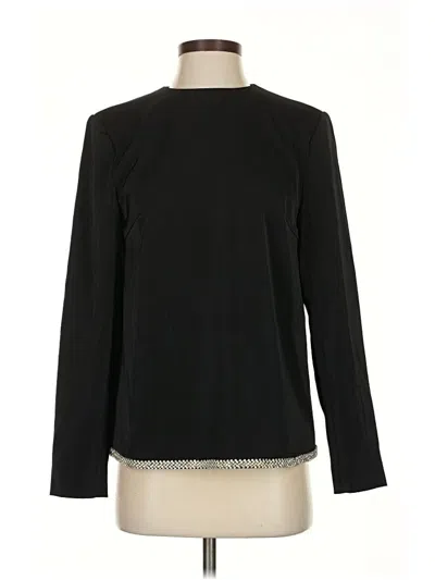 Pre-owned Buddy Love Long Sleeve Top Black Mock Neckline Tops