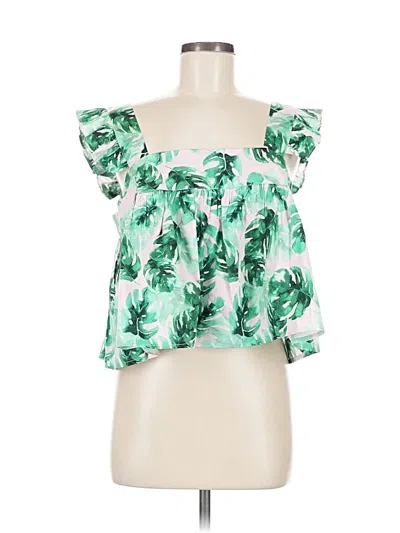 Pre-owned Buddy Love Sleeveless Blouse In Green