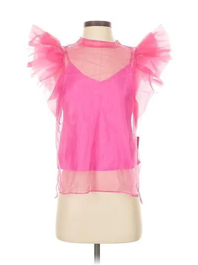 Pre-owned Buddy Love Sleeveless Blouse In Pink
