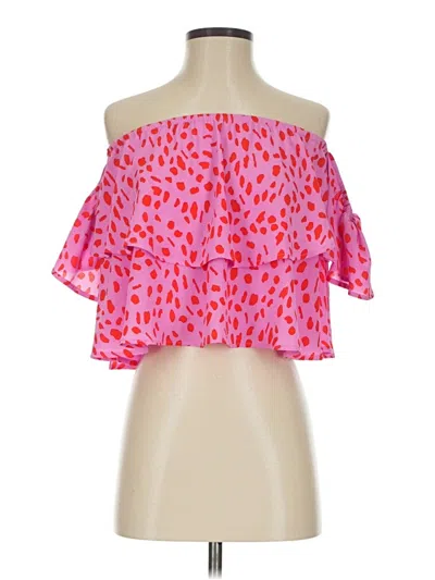 Pre-owned Buddy Love Sleeveless Blouse In Pink