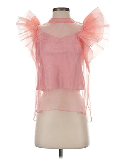Pre-owned Buddy Love Sleeveless Blouse In Pink