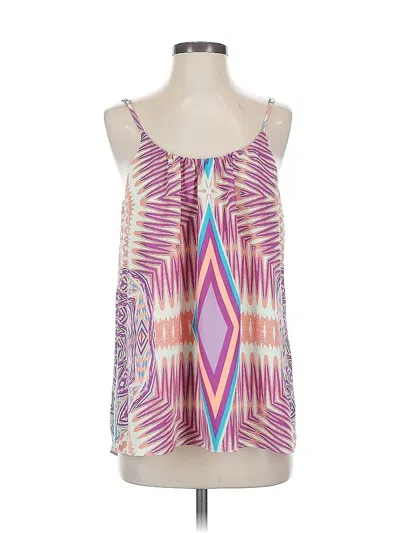 Pre-owned Buddy Love Sleeveless Blouse In Purple