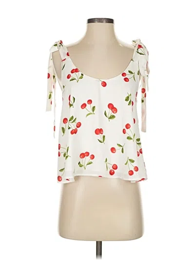 Pre-owned Buddy Love Sleeveless Blouse In White