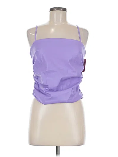 Buddy Love Sleeveless Top Purple Strapless Neckline Tops