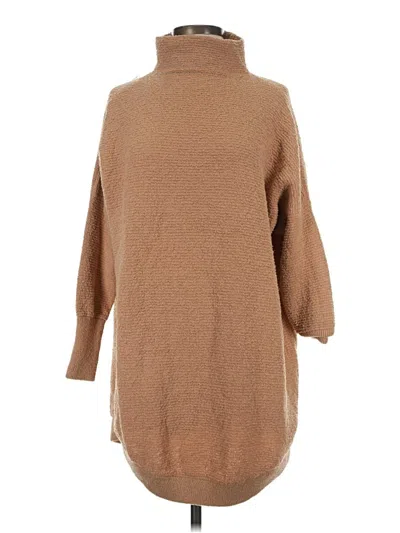 Pre-owned Buddy Love Turtleneck Sweater In Tan