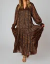 Buddylove Almond Maxi Dress In Caramel Macchiato
