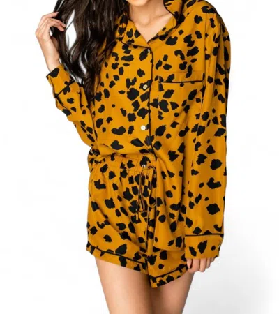 Buddylove Anna Pajama Set In Poker In Multi