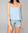 BUDDYLOVE ATHENA TANK TOP IN BLUE