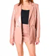 Buddylove Avery Oversized Blazer In Mauve In Pink