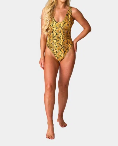 Buddylove Bondi One-piece Swimsuit In Snake Charmer In Multi