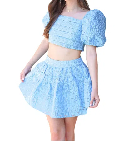 Buddylove Bury Me In Florals Set In Light Blue