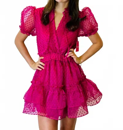 Buddylove Clementine Dottie Dress In Pink