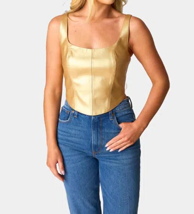 Buddylove Coco Corset Top In Gold