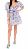 BUDDYLOVE COLBY PUFF SLEEVE DRESS IN CONFETTI