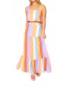 Buddylove Cookie Pool Boy Stripe Skirt Set In Multi Color In Multi