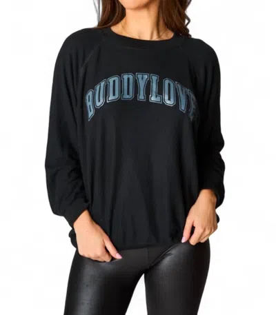 Buddylove Corey Graphic Sweatshirt - University In Black