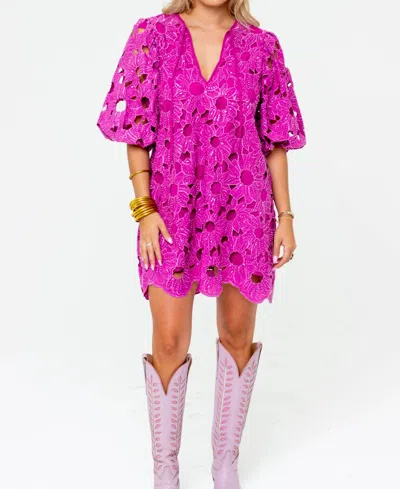 Buddylove Deb Harvest Dress In Pink In Purple