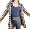 Buddylove Dreaming Of Fall Flannel Button Up Shirt In Gingerbread In Multi