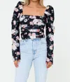 Buddylove Dutchess Top In Sleeping Garden