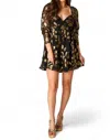 Buddylove Fallon Babydoll Mini Dress In Greecian In Multi