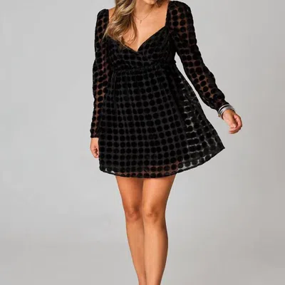Buddylove Fallon Dress- Black In Goth In Multi
