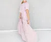 Buddylove Gingham Set In Pink And White In Pink