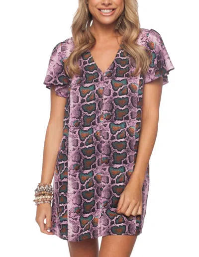 Buddylove Hailey Haze Dress In Purple