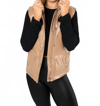 Buddylove Helen Vest In Latte In Neutral