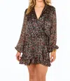 Buddylove Here For The Party Romper In Thornberry In Multi