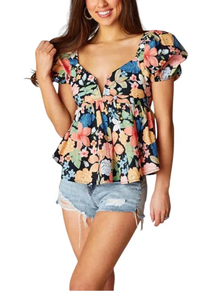 Buddylove Houston Top In Midsummer Night In Multi